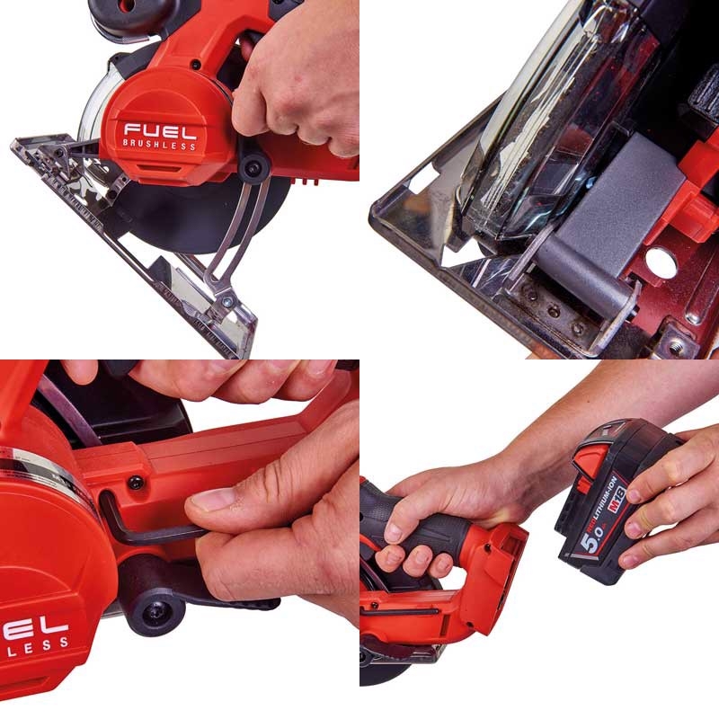 Máy cắt kim loại dùng pin Milwaukee M18 FMCS-0X