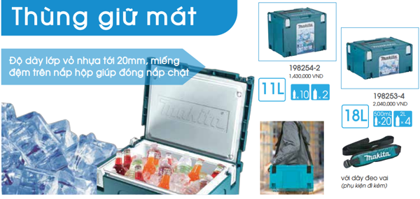 THÙNG GIỮ NHIỆT MÁT MAKITA MAKPAC