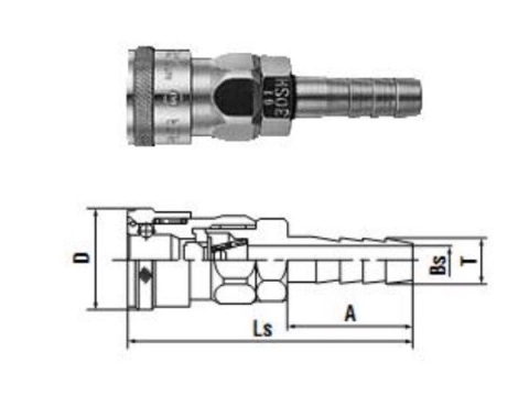 Khớp Nối Nhanh Nitto 20SH